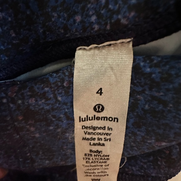 Lululemon Fast and Free High-Rise Crop II *Non-Reflective Nulux Sz 4 - Picture 6 of 7